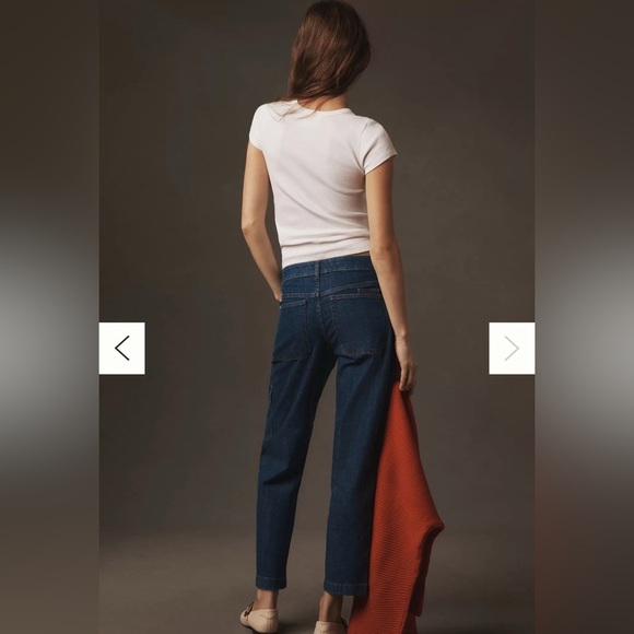 Anthropologie Pilcro Mid-Rise Slim Straight-Leg Jeans size 29 - Picture 4 of 7